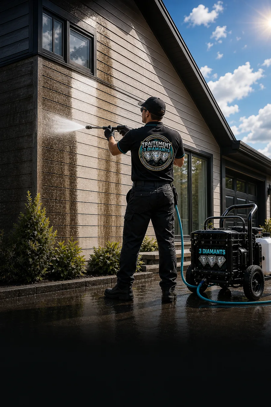 Exterior washing